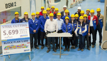 Die Crew der Meyer Werft © Royal Caribbean Cruises