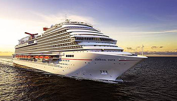 Die Carnival Vista wird ihre Jungfernsaision 2016 im Mittelmeer verbringen © Carnival Cruise Lines