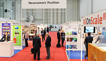 Newcomers‘ Pavilion auf der Seatrade Europe © HMC / Michael Zapf