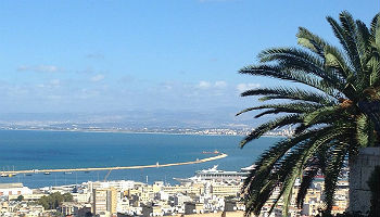 Blick auf Haifa von der Louis Promenade © Melanie Kiel