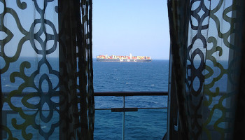 Balkonkabine mit Ausblick © Melanie Kiel / Komm auf Kreuzfahrt