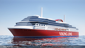 Neue Fährschiffe für den Linienverkehr auf der Ostsee © Viking Line