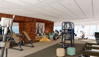 Fitness an Bord der neuen Mein Schiff 1 © TUI Cruises