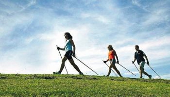 Aktiv auch während der Kreuzfahrt mit Nordic Walking © Costa Kreuzfahrten