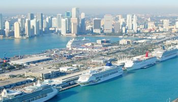 Miami wird immer beliebter: Kreuzfahrtschiffe im Port of Miami © Greater Miami Convention & Visitors Bureau (GMCVB)