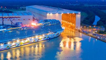 Die Norwegian Encore in der Meyer Werft © Norwegian Cruise 